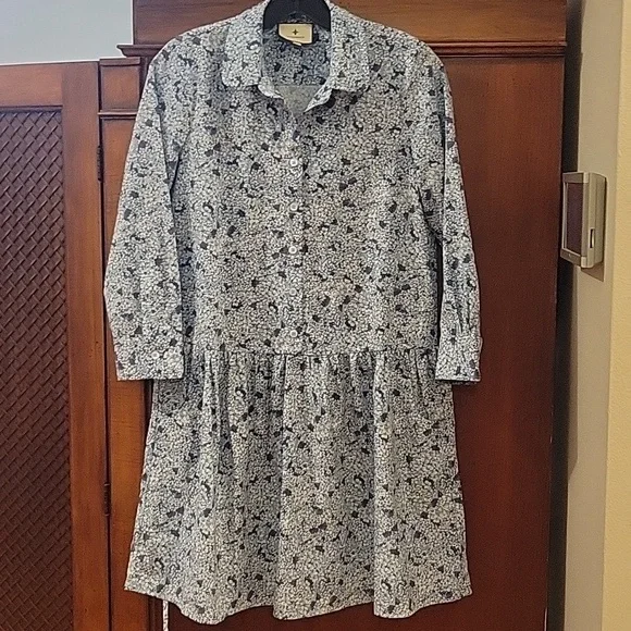 Tuckernuck | Hydrangea Hayes Mini Dress 3/4 Sleeve Size XS Preppy Feminine - Picture 2 of 13